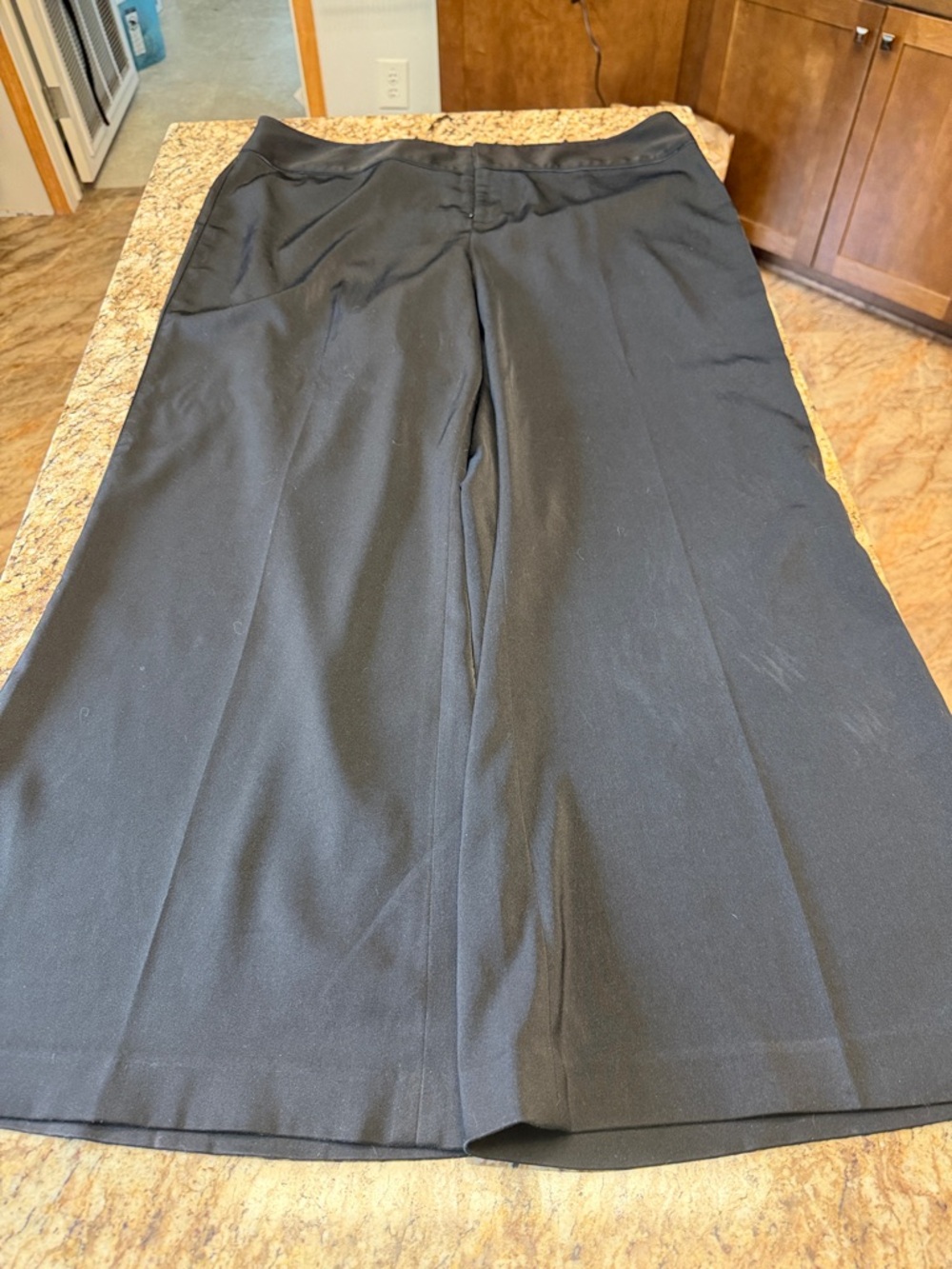 Lane Bryant Black Wide-Leg Dress Pants